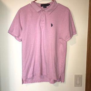 U.S. Polo Assn. Pink Polo Size: M